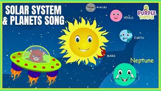 Solar System &amp; Planets Song | Kids Learning Rhymes | Purple Turtle