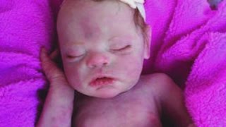 A new hampshire police office breaks into car on hot day to save what
he thought was real baby. ainslie, the infant inside, actually
memorial dol...