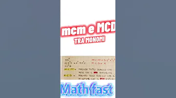 Mcm E MCD TRA MONOMI Math Fast Shorts 
