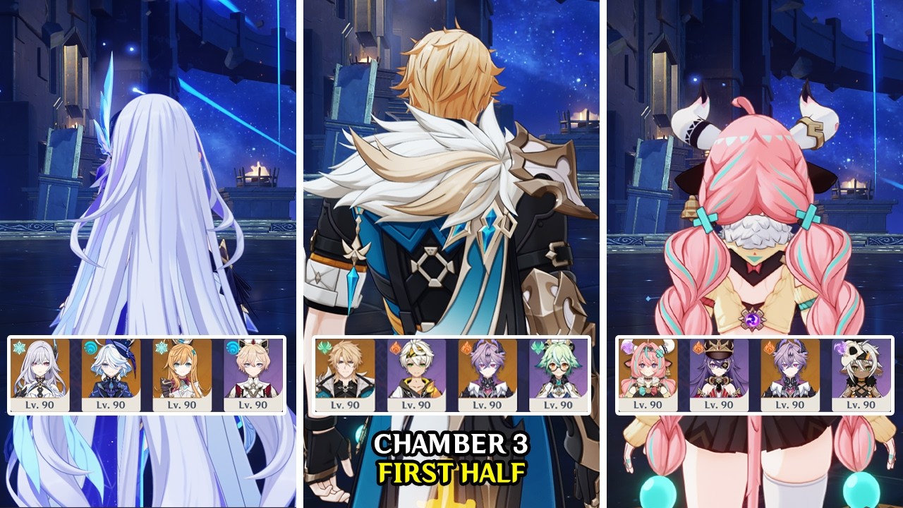 Spiral Abyss 6.4 Chamber 3 First Half ( Mavuika Neuvillette Varka ) Genshin Impact