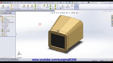 Creating a RailCar in SolidWorks - part 05: Creating Hood
