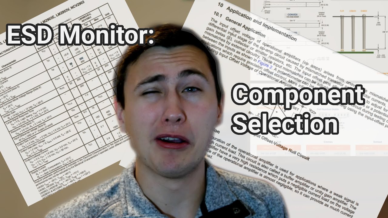 Component Selection ESD Mat Monitor YouTube