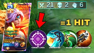 WOW!! ZILONG BEST GUIDE TO GET MAX DAMAGE & PASSIVE HACK! (ONE SHOT TRICK COMBO)