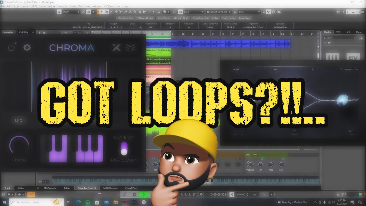 Editing and Customizing Sample Loops in Cubase 13 - YouTube
