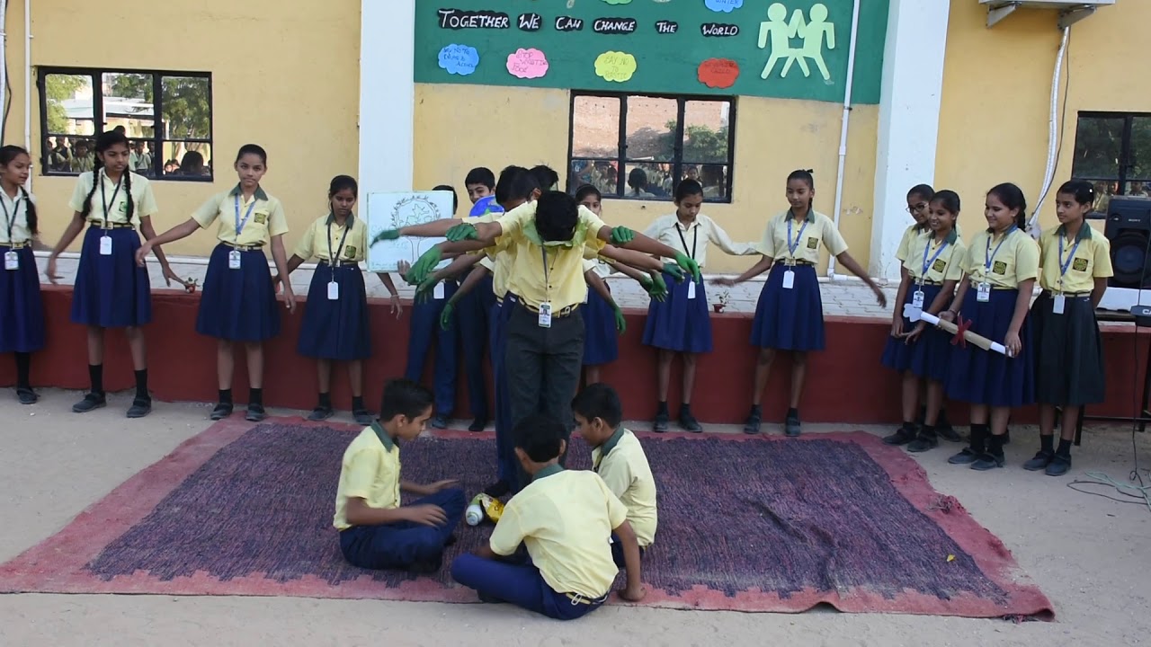 Save tree act performed by students of Greenfield High School - YouTube
