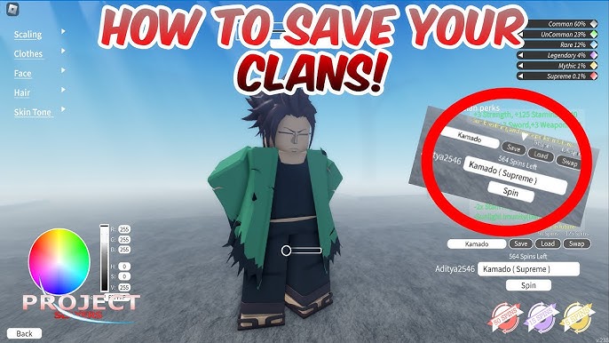 how to load saved clans in project slayer｜TikTok Search