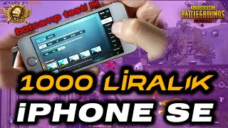1000 Li̇ralik İphone İle Pubg Oynanir Mi? İphone 5 Se Botcamp Testi̇