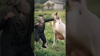 Cow Vs Kung Fu Master