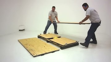 Collapsible Wood Crate: Transport in Collapsed Position Instructions