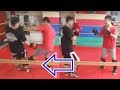 【UWF】Muay Thai technique/軸足を蹴って（払って）倒す方法 190623