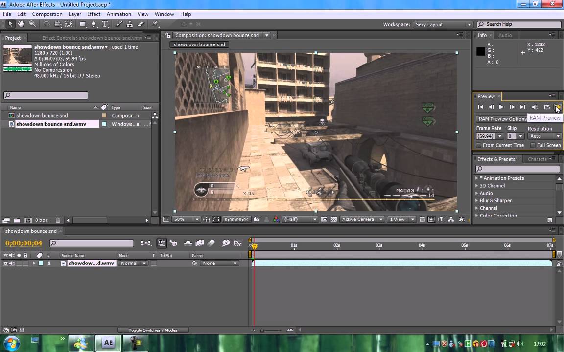 Adobe After Effects CS4 Begginer Tutorials || Basics Of After Effects ...