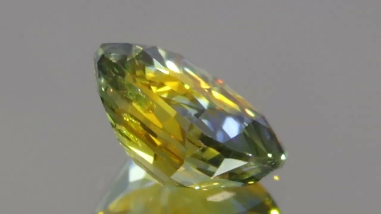 天然バイカラーサファイア 0.49ct 【ブルー&イエロー】 スリランカ