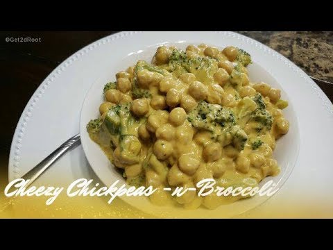 Cheezy Chickpeas-n-Broccoli