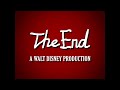 The End A Walt Disney Production 1946 