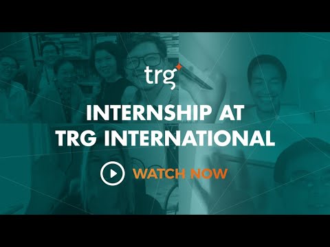 Internship at TRG International