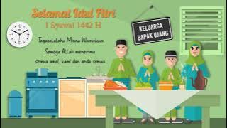 Video Ucapan Selamat Hari Raya Idul Fitri 1442 H | 2021M | Story WhatsApp - MVL012