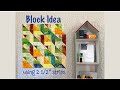 Block Idea using 2 1/2" strips - Quilting Tips & Techniques with GourmetQuilter