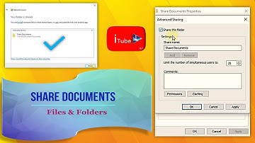 आइये सीखते हैं | Share Folder in Network | How to Access Documents in Sharing | Data Share | iTubeRJ