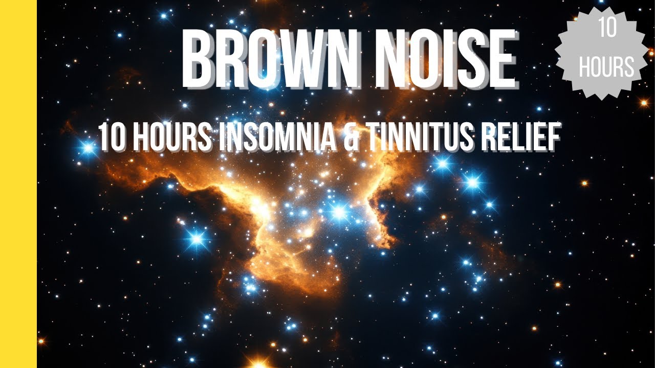 Brown Noise 10 Hours for Deep Sleep, Insomnia & Tinnitus Relief | Black ...