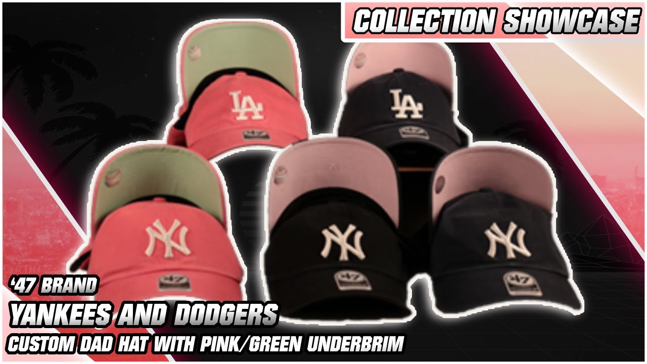 47 Brand Custom Dad Hat with Pink or 