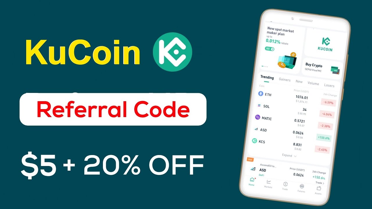 how to send kucoin refferal