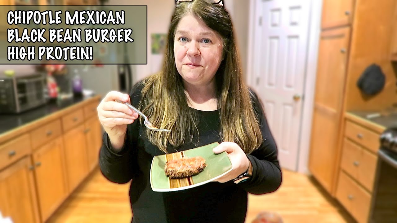 EASY BLACK BEAN SOUTHWEST CHIPOTLE BURGER RECIPE | VEGAN | WFPB | STARCH SOLUTION | HIGH PROTEIN 🫘