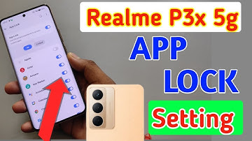 How to lock apps in Realme p3x/ Realme p3x 5g me app lock kaise kare/app lock setting