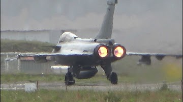 Awesome : Powerful  Rafale  Afterburner Takeoff