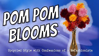 DIY Pom Pom Flowers: The Ultimate Scrapbuster!