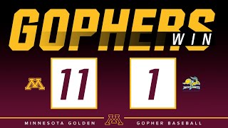 Highlights: Gopher Baseball Punches Out 16 in Win Over Jackrabbits