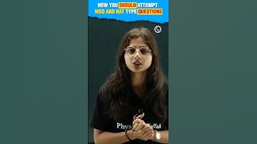 How You Should Attempt MSQ and NAT Type Questions 📚💡 #shorts #viral #pw