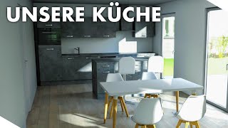 KÜCHENTOUR - Unsere neue Küche vorgestellt in 3D - Küche planen - Hausbau - Küchen Tour screenshot 2