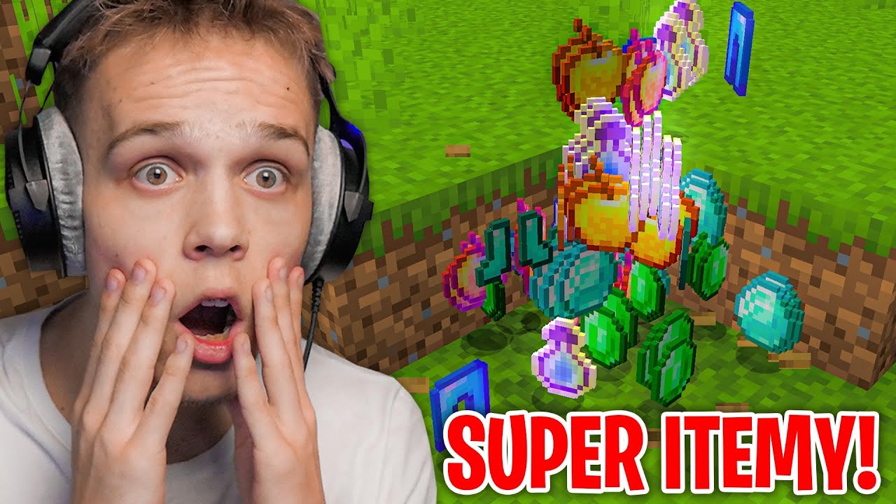 MINECRAFT, ale z BLOKÓW WYPADAJĄ SUPER ITEMY!