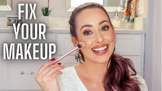 EASY FIXES TO COMMON MAKEUP MISTAKES! (Makeup tips & tricks for beginners)