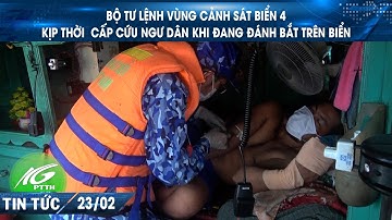 Bộ Tư lệnh vùng Cảnh sát biển 4 kịp thời  cấp cứu ngư dân khi đang đánh bắt trên biển | THKG