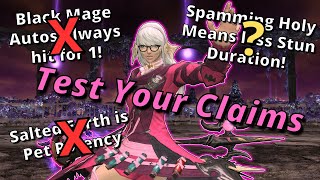 FFXIV Mythbusters #2! Testing More Common Claims about Mechanics in FFXIV!