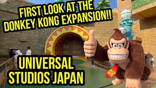 First Look at The Donkey Kong expansion at Universal Studios Japan!!