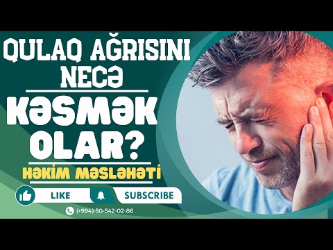 Qulaq ağrısını necə kəsmək olar?