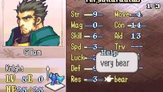 [FE8] STR/MAG R-Button Progress
