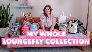 My ENTIRE DISNEY LOUNGEFLY COLLECTION | Loungefly Minibacks | January 2023
