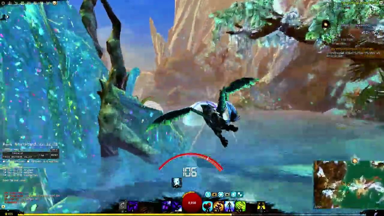 GW2: Grothmar Crater Circuit Skimmer Race on Griffon (00:28:280)
