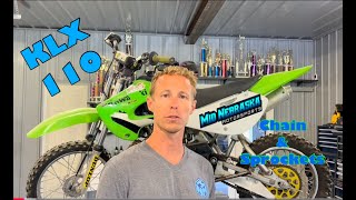 Kawasaki KLX / DRZ 110 Replacing the Chain & Sprocket / Service