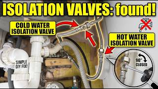 How to Turn Off Water Valves on Flexible Kitchen Sink Hoses