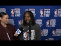 Press Conference by Tristen Newton - Rising Stars Practice