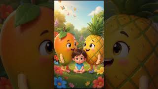 Mango 🥭 vs Pineapple 🍍 😱 | Funny Cartoon Story for Kids | 3D Animation Video