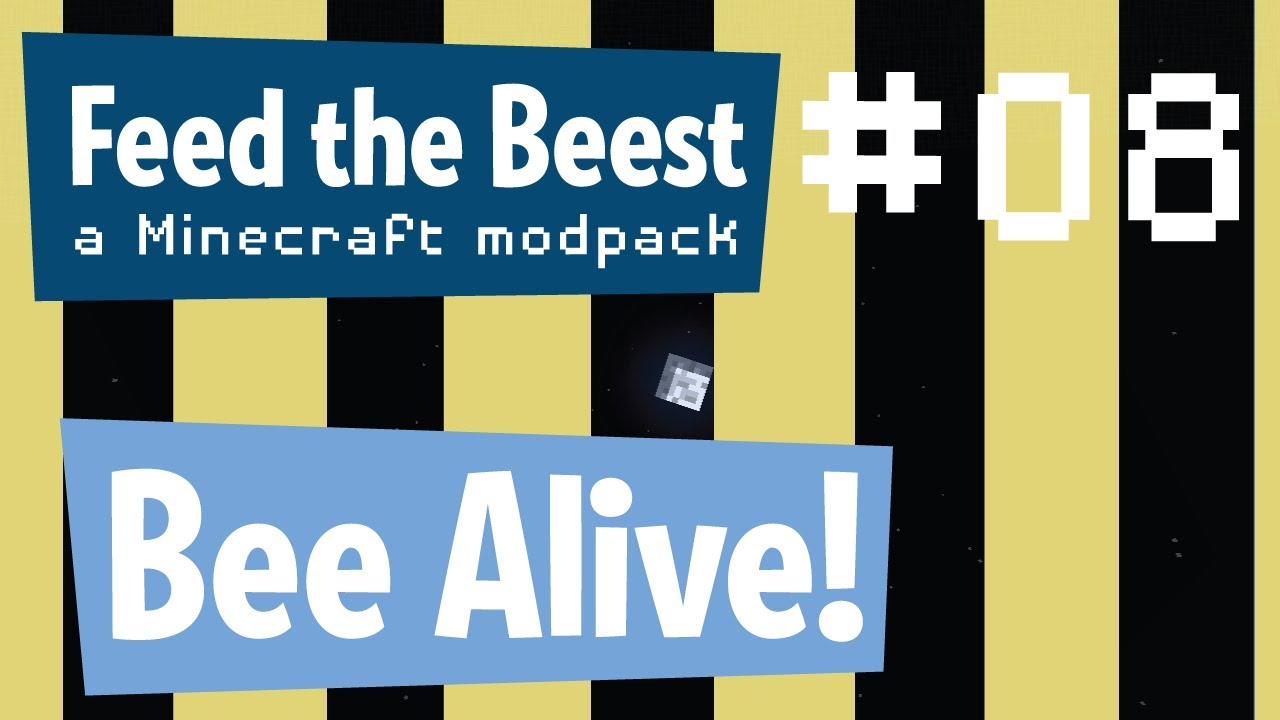 infernal dragon FTB #08 - Bee Alive. Beealyze. - Feed the Beast Minecraft Modpack