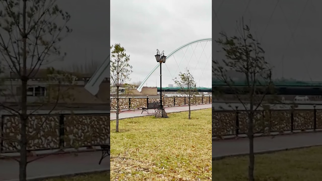 Exploring Astana - Ishim River Embankment Walk 