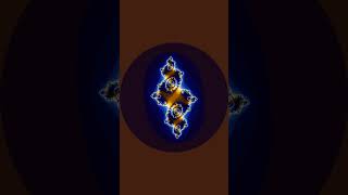 Rotating Julia set fractal.