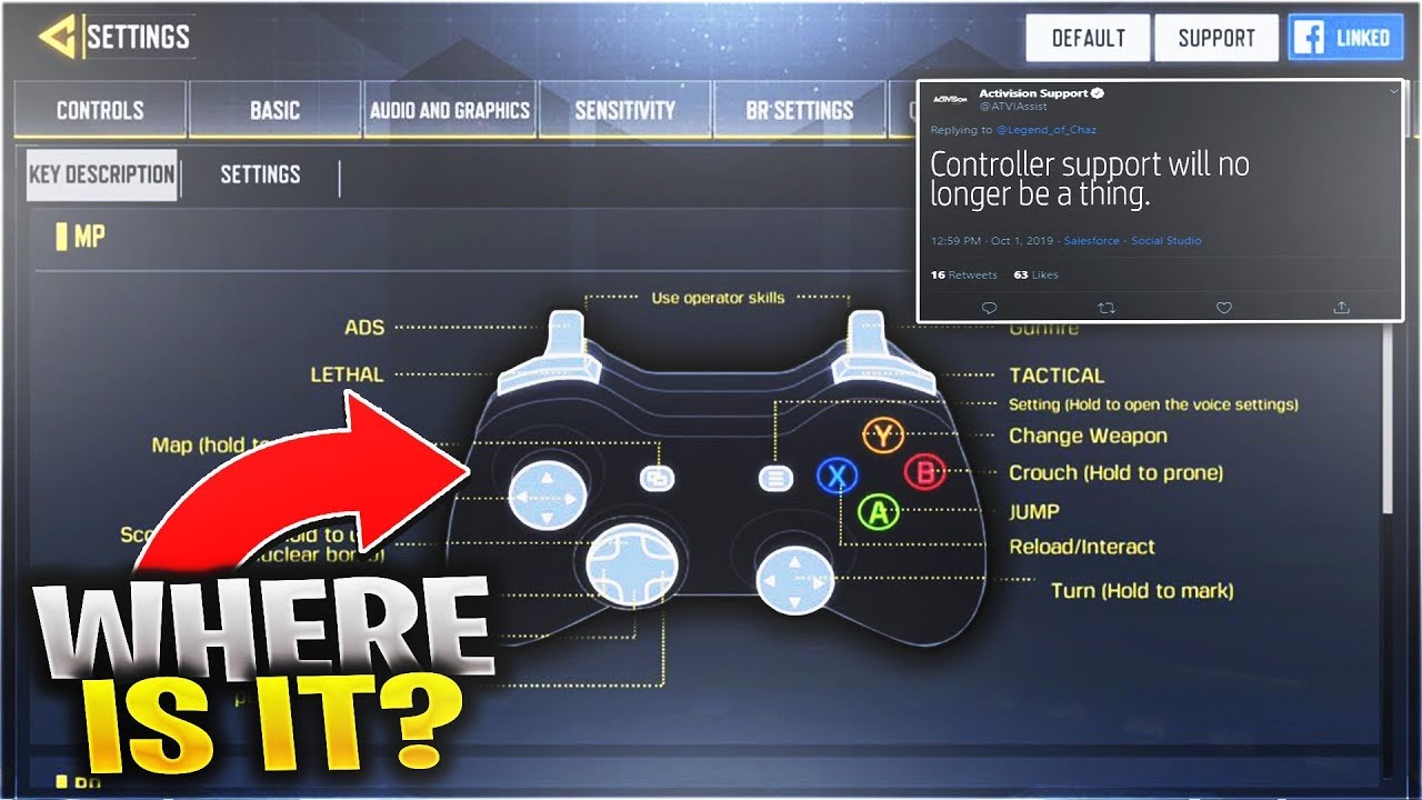 What Happened to Controller Support for COD Mobile? GONE? (Call of Duty  Mobile Controller Gameplay) - 