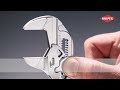 Pince-clé – KNIPEX – Mâchoires lisses-2